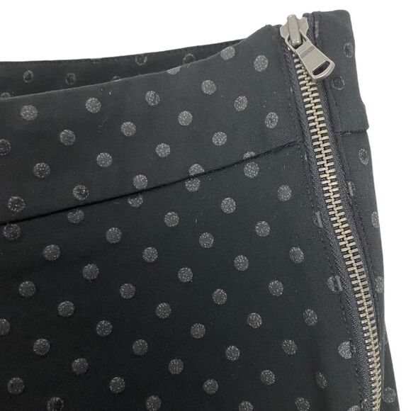 Ann Taylor Side Zip Flocked Dot Ankle Pants size 18 - Picture 4 of 5